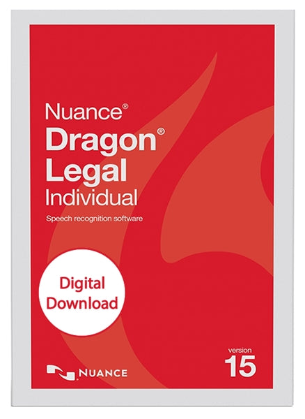 Nuance Dragon Legal Individual 15 - Instant Download
