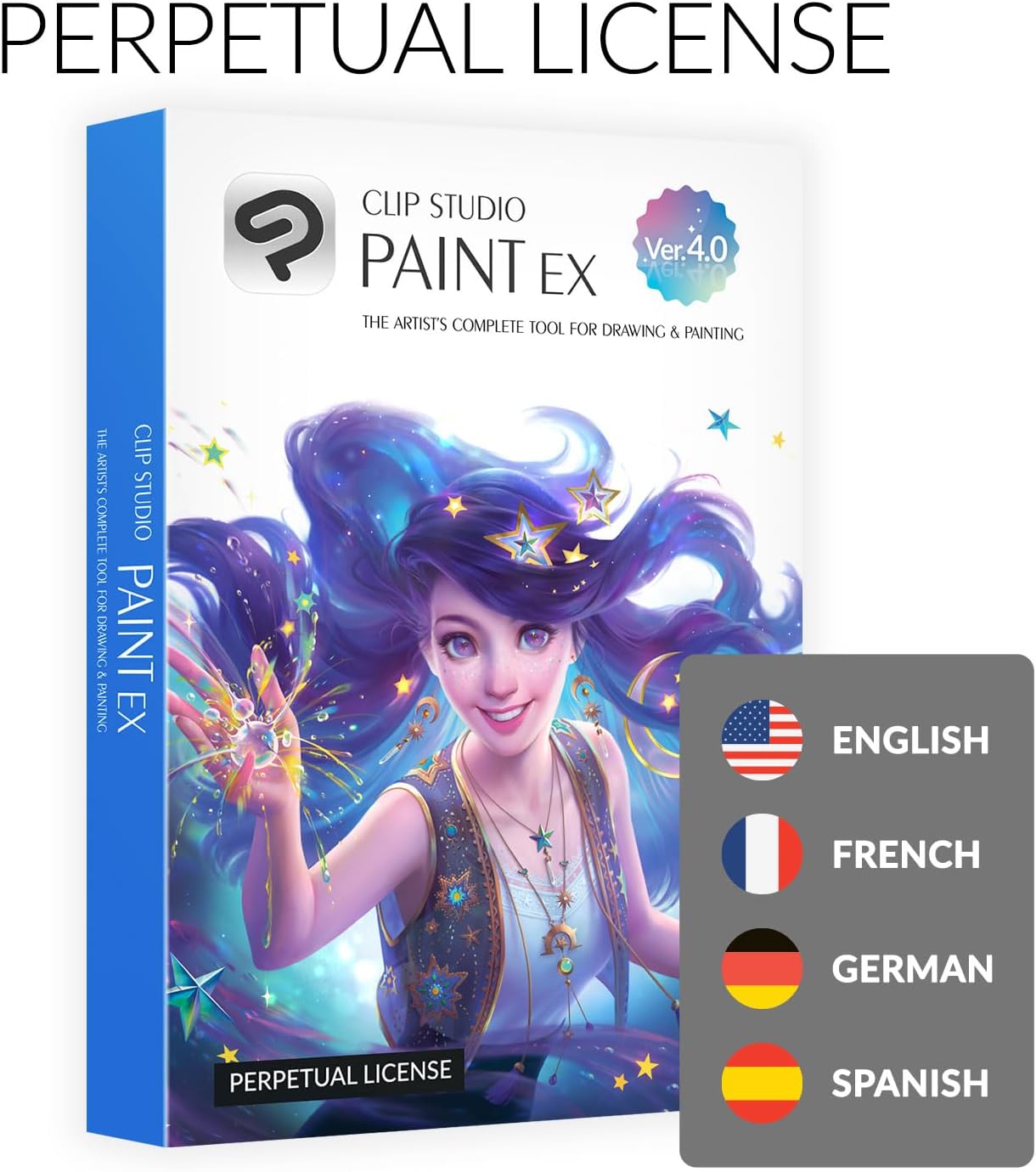 Clip Studio Paint EX Version 4 - Perpetual License for Windows and macOS