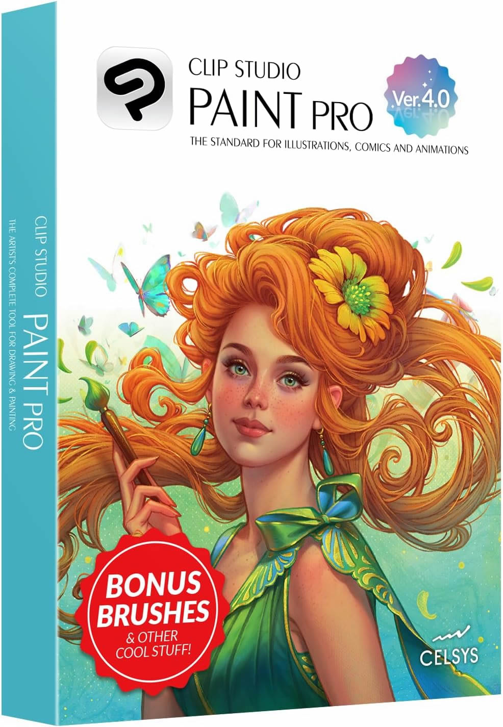 Clip Studio Paint Pro Version 4 - Perpetual License for Windows and macOS