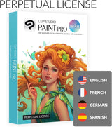 Clip Studio Paint Pro Version 4 - Perpetual License for Windows and macOS