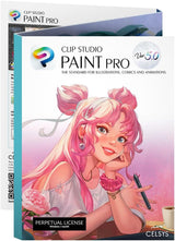 CLIP STUDIO PAINT PRO Version 5 -Perpetual License for Windows and macOS