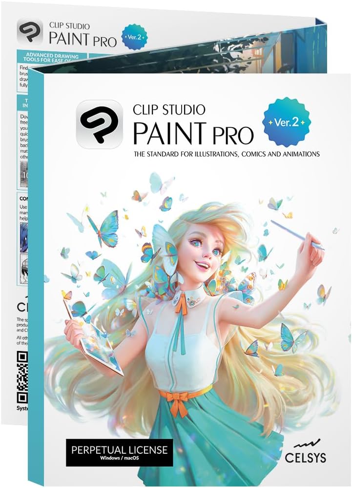 Clip Studio Paint Pro - Version 2 Perpetual License