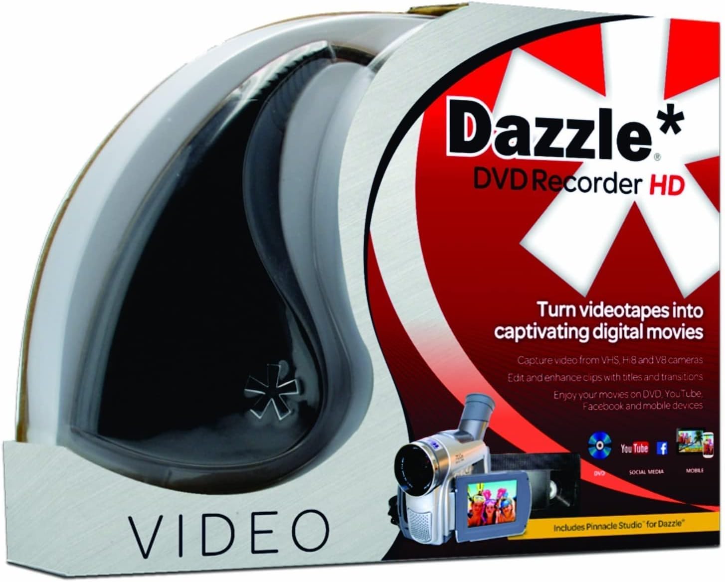 Dazzle DVD Recorder HD - Special Bundle (Device, Software, Cable, and Blank Discs)