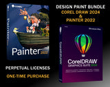 Design Paint Bundle - CorelDRAW Graphics Suite 2024 and Painter 2022