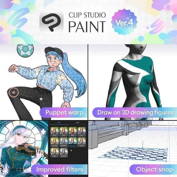 Clip Studio Paint EX Version 4 - Perpetual License for Windows and