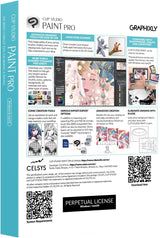 Clip Studio Paint Pro Version 4 - Perpetual License for Windows and macOS