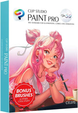 CLIP STUDIO PAINT PRO Version 5 -Perpetual License for Windows and macOS