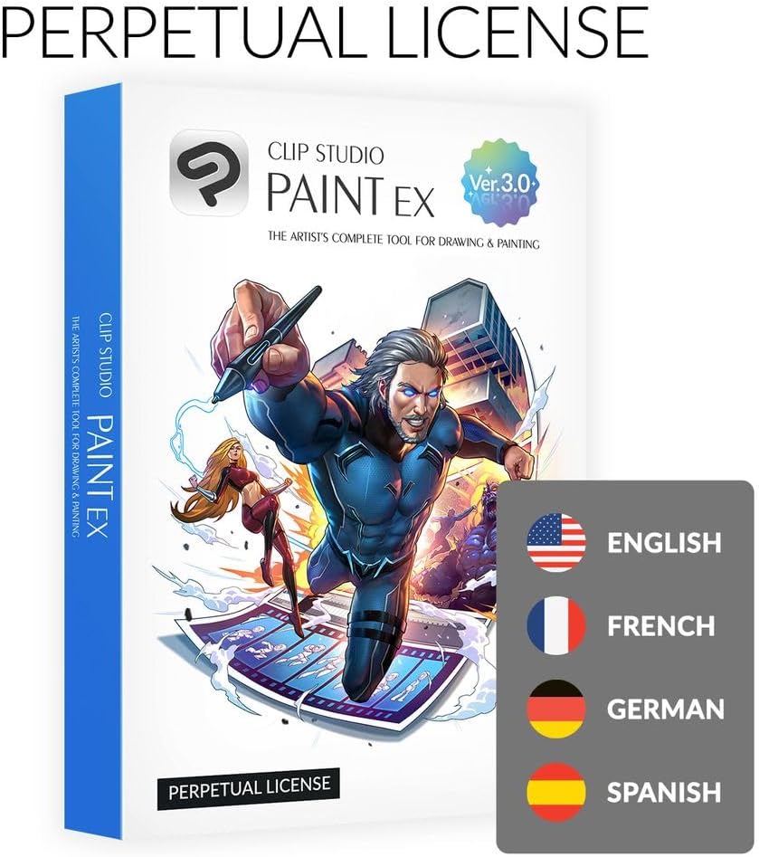 Clip Studio Paint EX - Version 3 Perpetual License