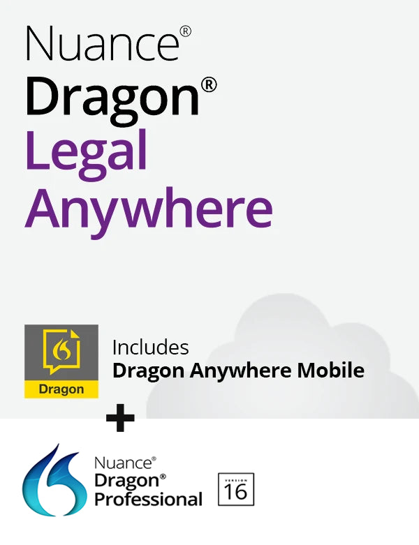 Dragon Legal Anywhere 1-year (Includes Dragon 16 + Dragon Mobile)